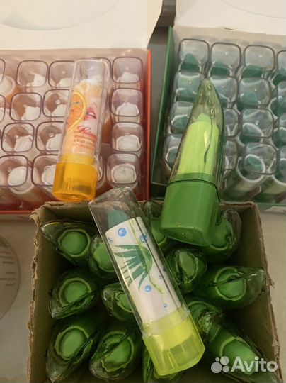 Помада Бальзам для губ алоэ вера