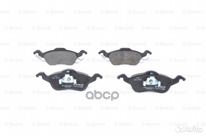 Колодки тормозные дисковые перед 0986494284