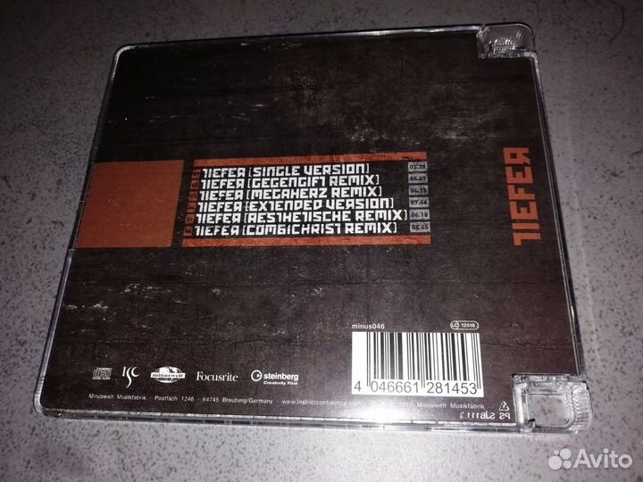 In Strict Confidence - Tiefer 2012 Ltd. CD, EP