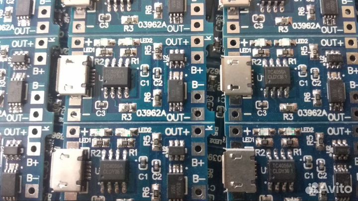 Плата micro usb 18650