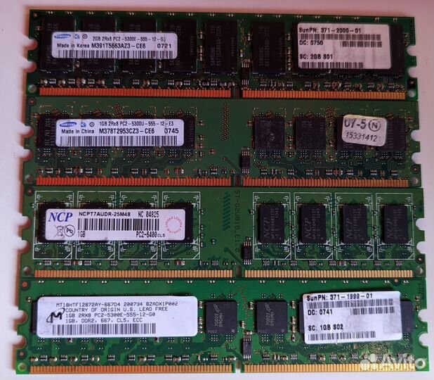 Оперативная память DDR2 для пк