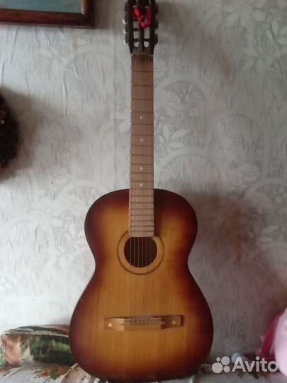 Гитара акустическая семиструнная советская СССР