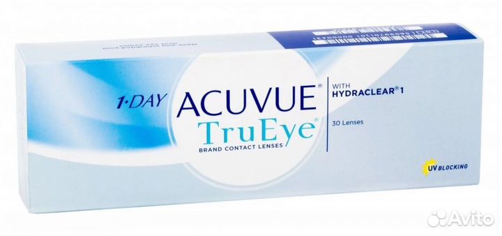 Линзы acuvue trueye -3.75 (новая упаковка 30 шт.)