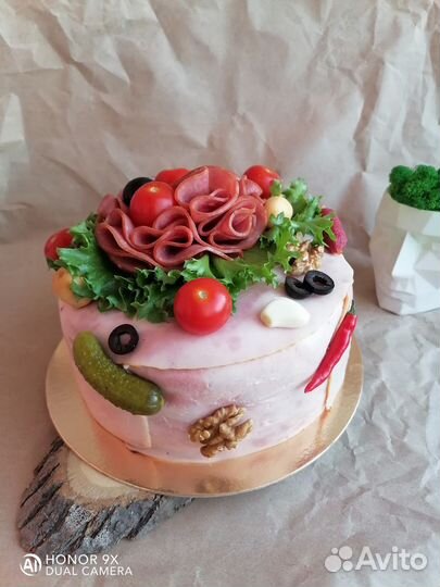 Мясной торт