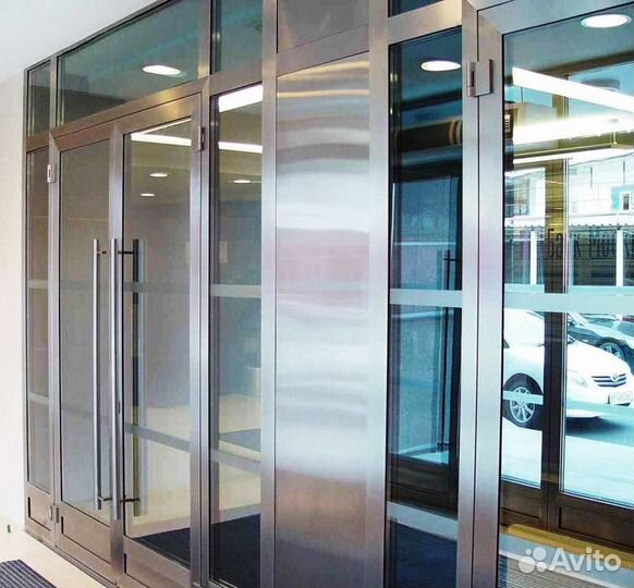 Алюминевые входные группы монтаж