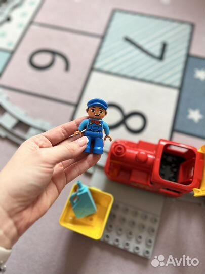 Lego duplo поезд на паровой тяге 10874