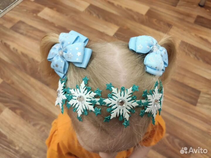 Ободок снежинки