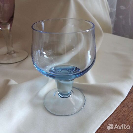 Бокалы цветное стекло времен СССР