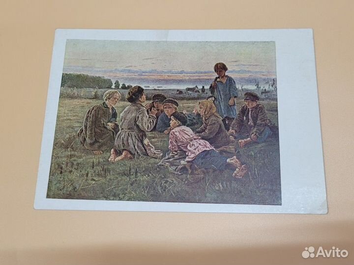 Старинные открытки набор 5 шт Русский музей 1949