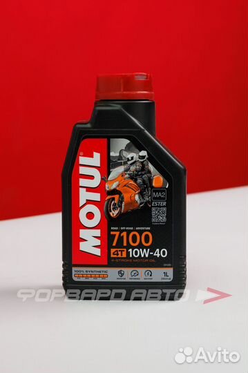 Масло моторное 10W40 1л, 4T 7100 Moto SP MA2 104202 motul Франция