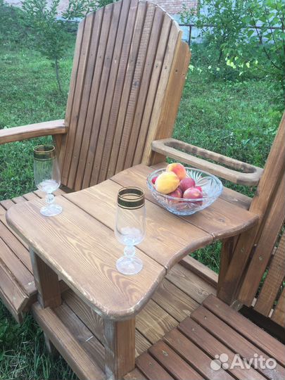 Кресло для двоих из дерева