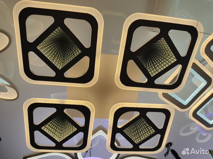 Светодиодная люстра 192W с пду 2 года гарантия