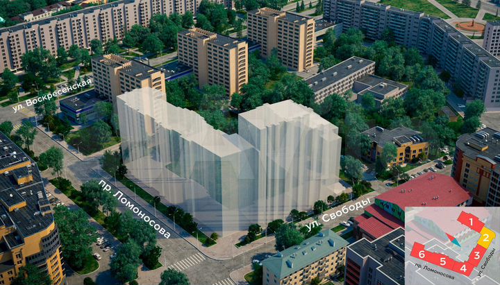 1-к. квартира, 47,8 м², 4/9 эт.