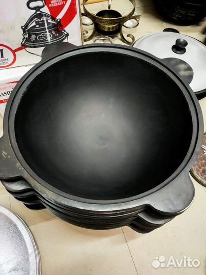 Чугунный казан 10л с обжигом. Наманган