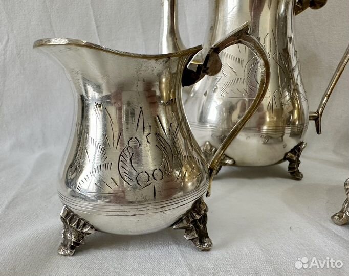 Чайно-кофейный набор латунь