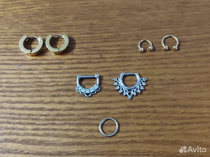 Кликеры для пирсинга септум
