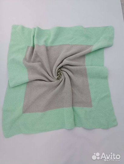 Плед детский вязаный ручная работа