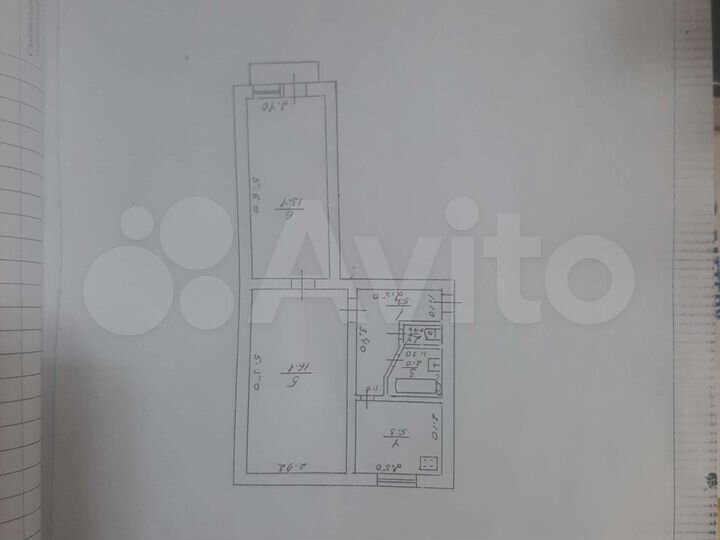 2-к. квартира, 42 м², 4/5 эт.