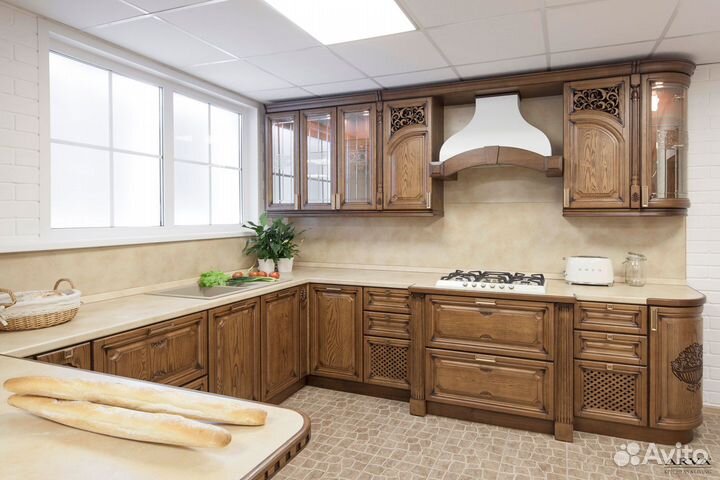 Кухни на заказ, Ясень, цвет 