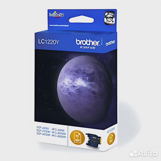 Картридж Brother LC1220 Yellow оригинальный