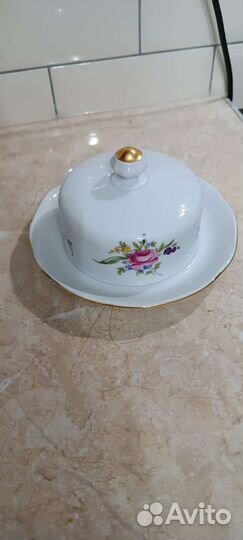 Масленка фарфор