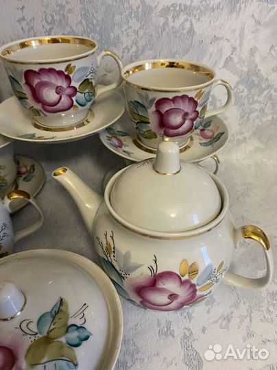 Сервиз чайный розы 13 предметов