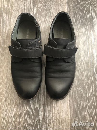 Полуботинки,туфли для мальчика нат.кожа,36 размер