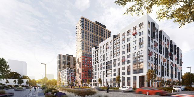 2-к. квартира, 64,2 м², 1/25 эт.