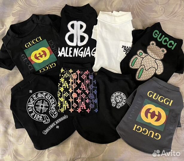 Футболка для собак брендовая рефлектив куртка