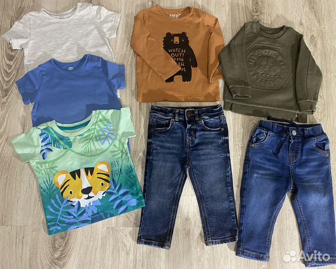 Пакет одежды на мальчика 9-12 мес