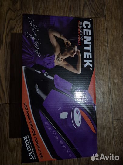 Паровой утюг новый centek