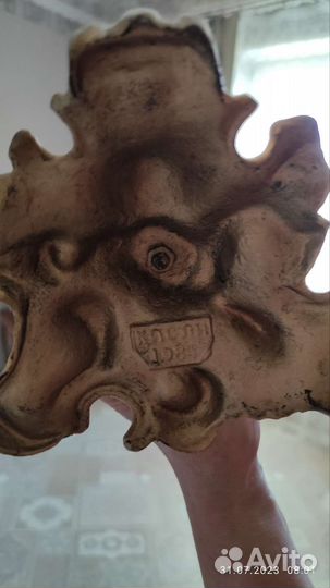 Подсвечник чугун СССР 84 год касли