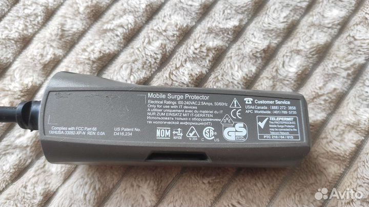 Сетевой фильтр для ноутбука APC