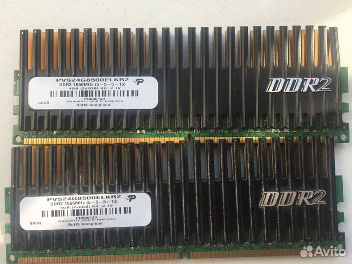 Оперативная память DDR1, DDR2, DDR3 для PC