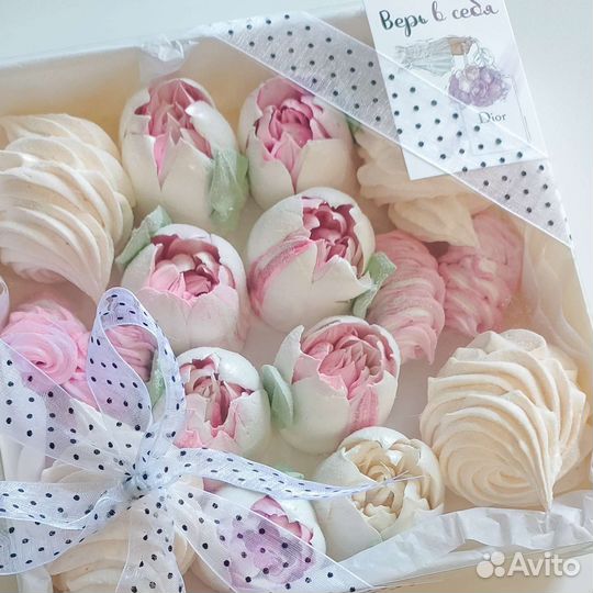 Зефирные цветы