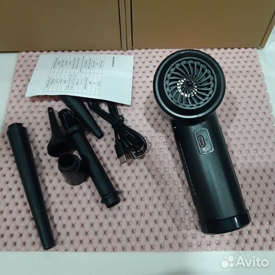 Воздуходувка для пк,аккумуляторная с насадками