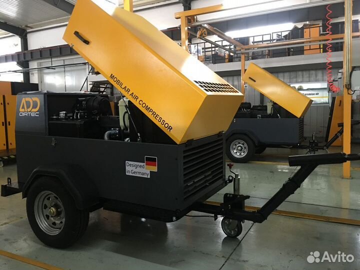 Компрессор дизельный винтовой 5 кубов в наличии