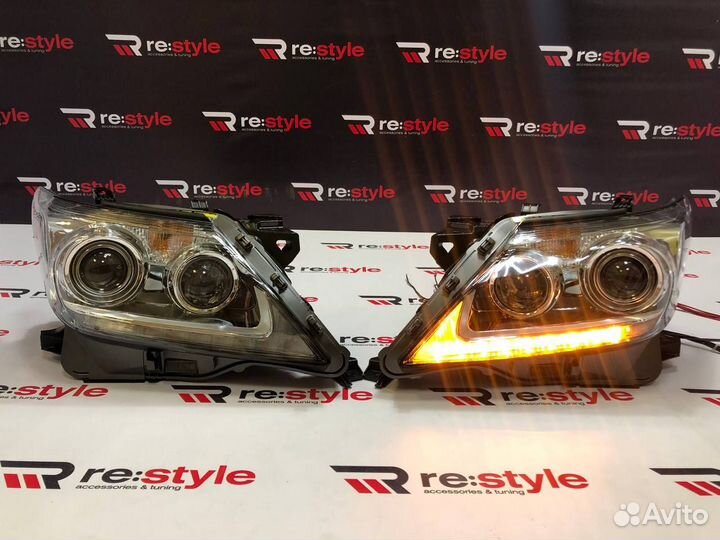 Фары Lexus LX570 12-15г Светлые Led Качество