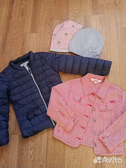 Вещи пакетом на девочку 110 116