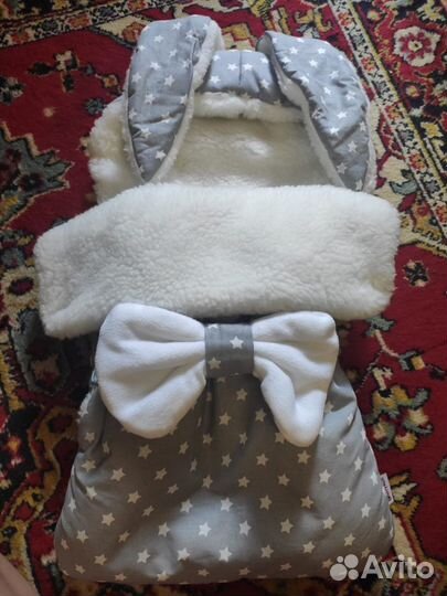 Конверт теплый 0 -6 мес