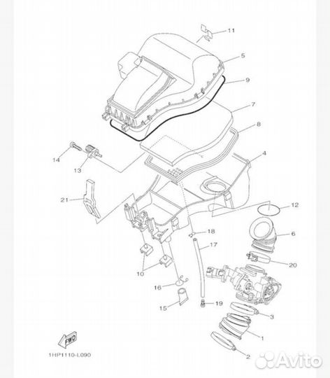 Новый оригинальный корпус фильтра Grizzly 700