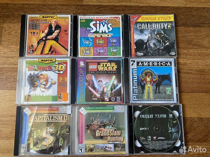 CD-диски. Игры. Разное