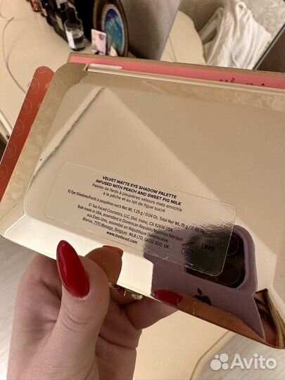 Тени just peachy too faced новые оригинал