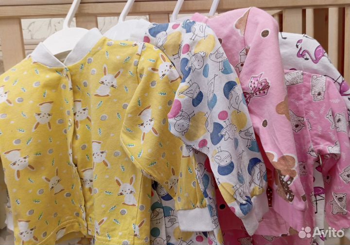 5 распашонок 68-74 р