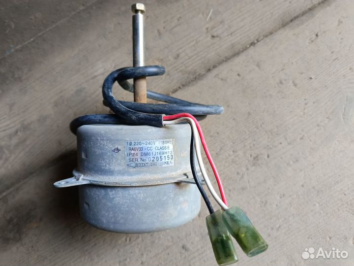 Электродвигатель вентилятора RA6V33 кондиционера