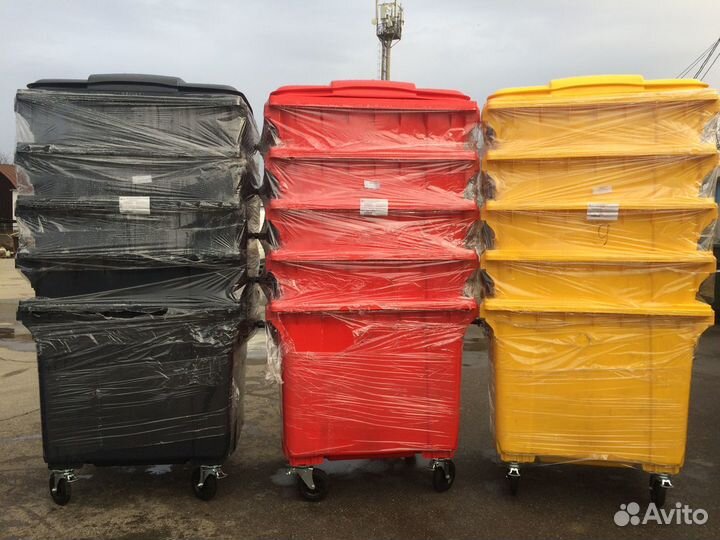 Мусорный контейнер бак для мусора 120-1100 л