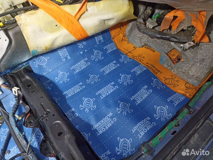 Установка шумоизоляции