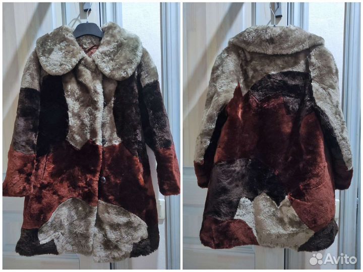 Натуральная детская шуба из овчины 134-146