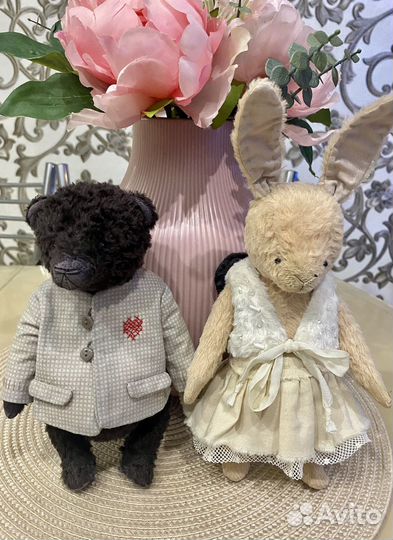 Мишка и зайка тедди