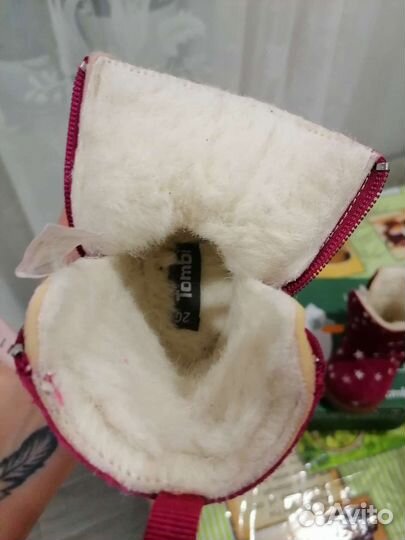 Сапоги для девочки зимние 20